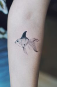Tiny Fish Tattoo